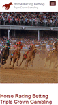 Mobile Screenshot of horse-racing-betting-triple-crown-gambling.com